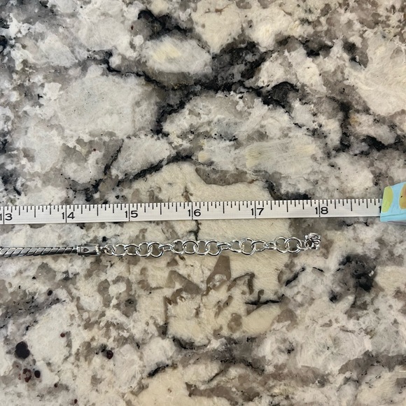 Brighton Necklace with Beautiful Gray and Pink Stones - Picture 4 of 4